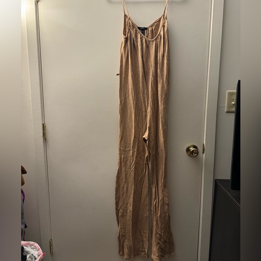 Forever 21 Tan Jumpsuit